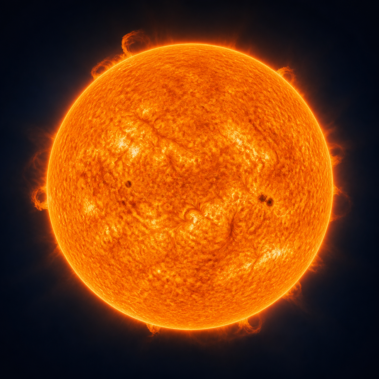 The complete Sun with detailed surface and corona